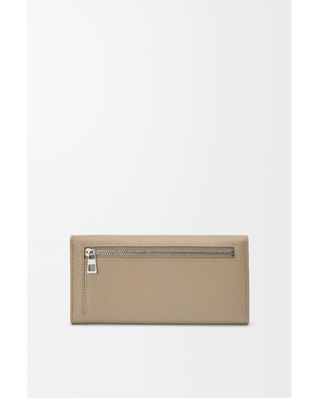 Loewe Gray Pebble Continental Wallet