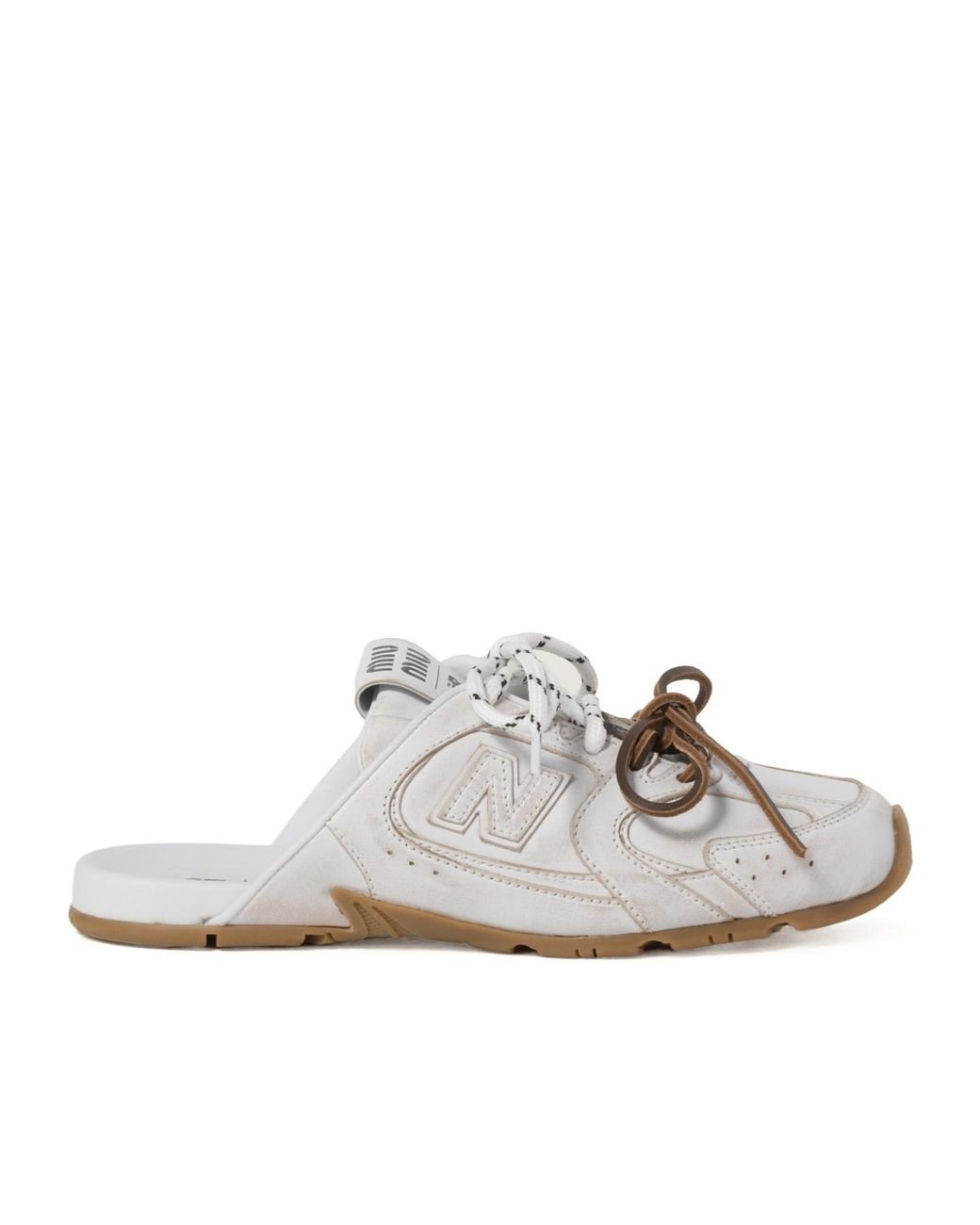 Miu Miu New Balance X 530 Sl Decorative Calfskin Muller