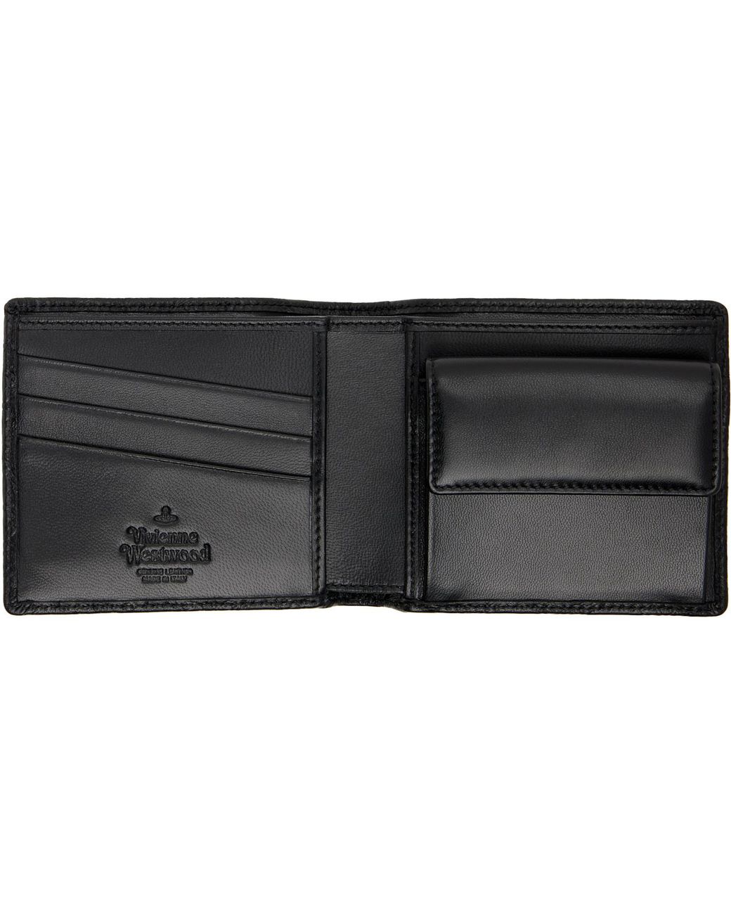 Vivienne Westwood Black Bi-Fold Wallet