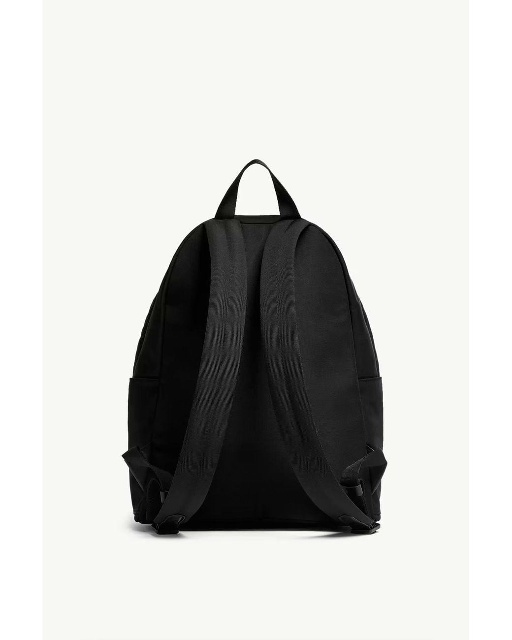 Moncler Black New Pierrick Logo Backpack for men