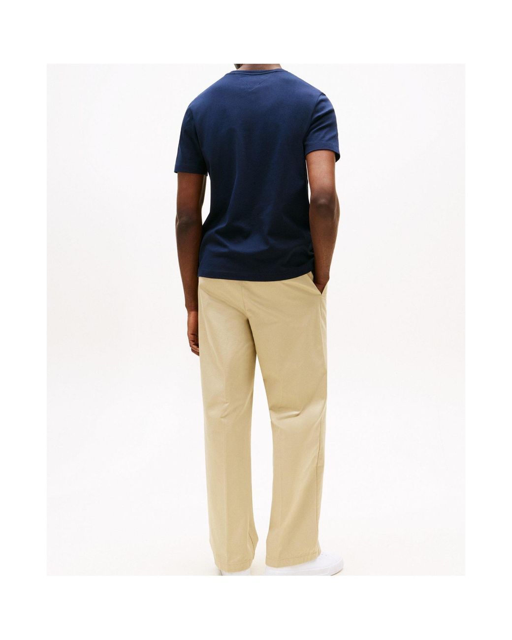 Tommy Hilfiger Blue Logo Short Sleeve T-Shirt for men