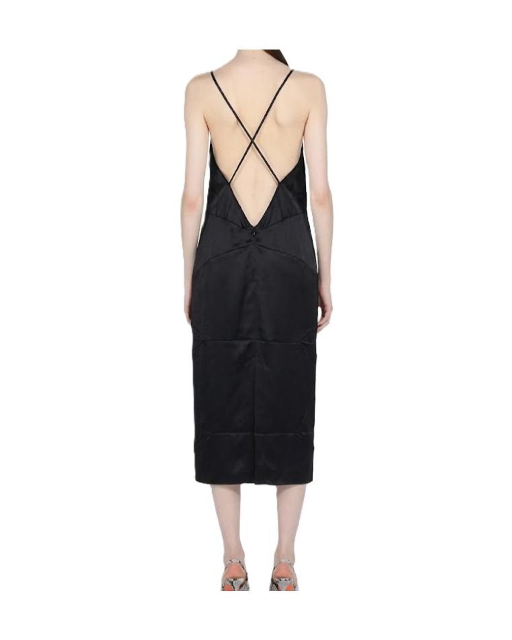 N°21 Black Spaghetti-Strap Dress