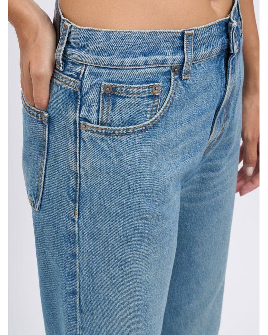 Haikure Blue Logo Jeans