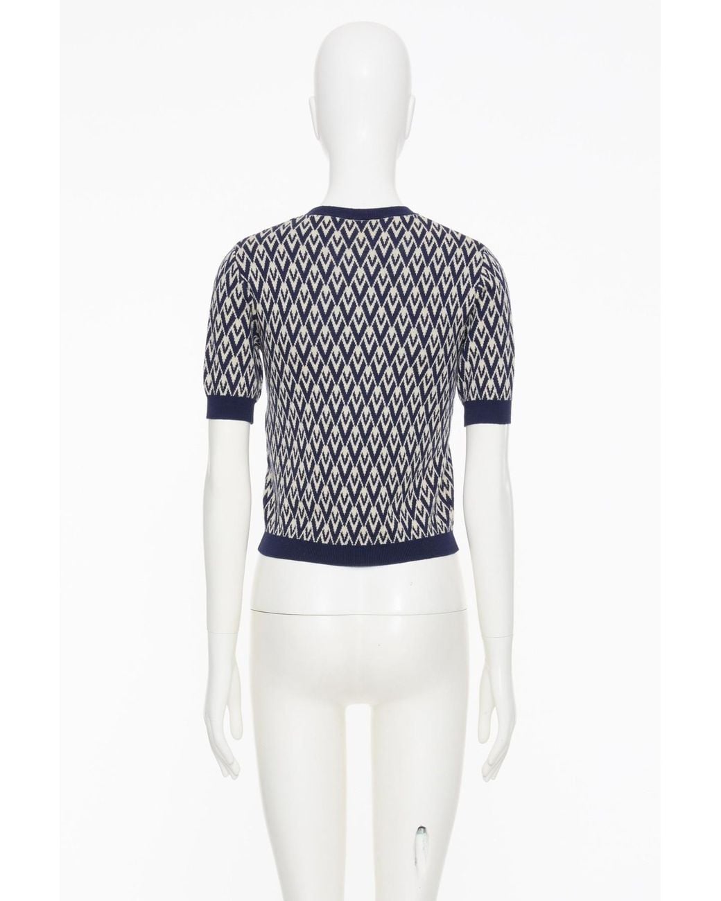 Valentino Multicolor Toute La V Jacquard Crewneck Jumper