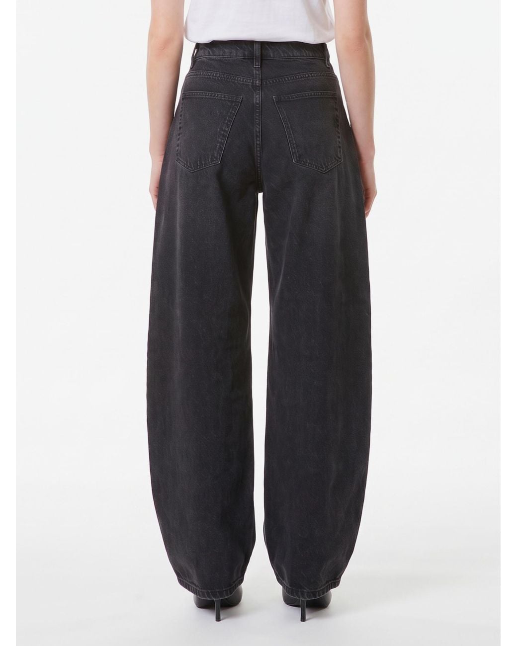 Frankie Shop Blue Jeans With Belt Loops