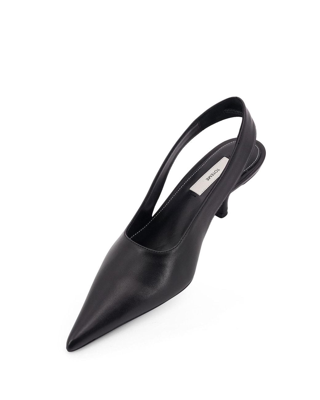 Totême Blue Totême Classic Pointed Toe Slingback Pumps