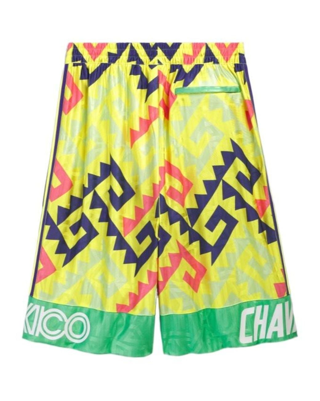Adidas Originals Green X Willy Chavarria Pattern-Printed Shorts for men