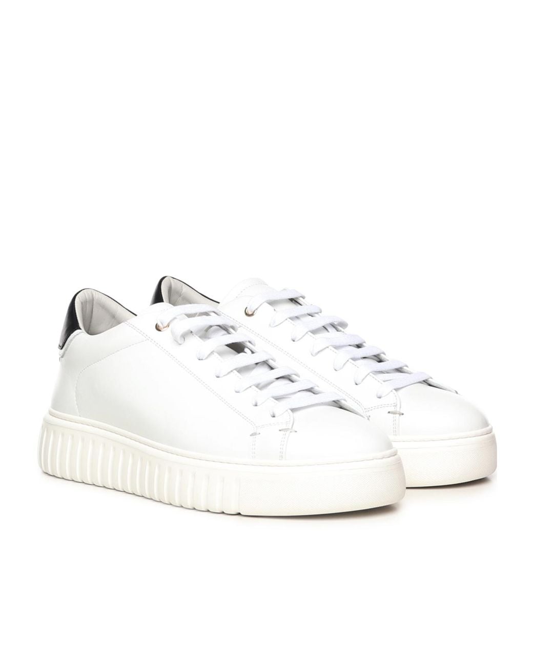 Giuliano Galiano Natural Mars Lace-Up Sneakers for men