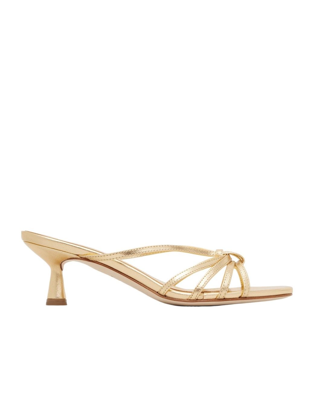 Aeyde Natural Abby Slip-On Sandals