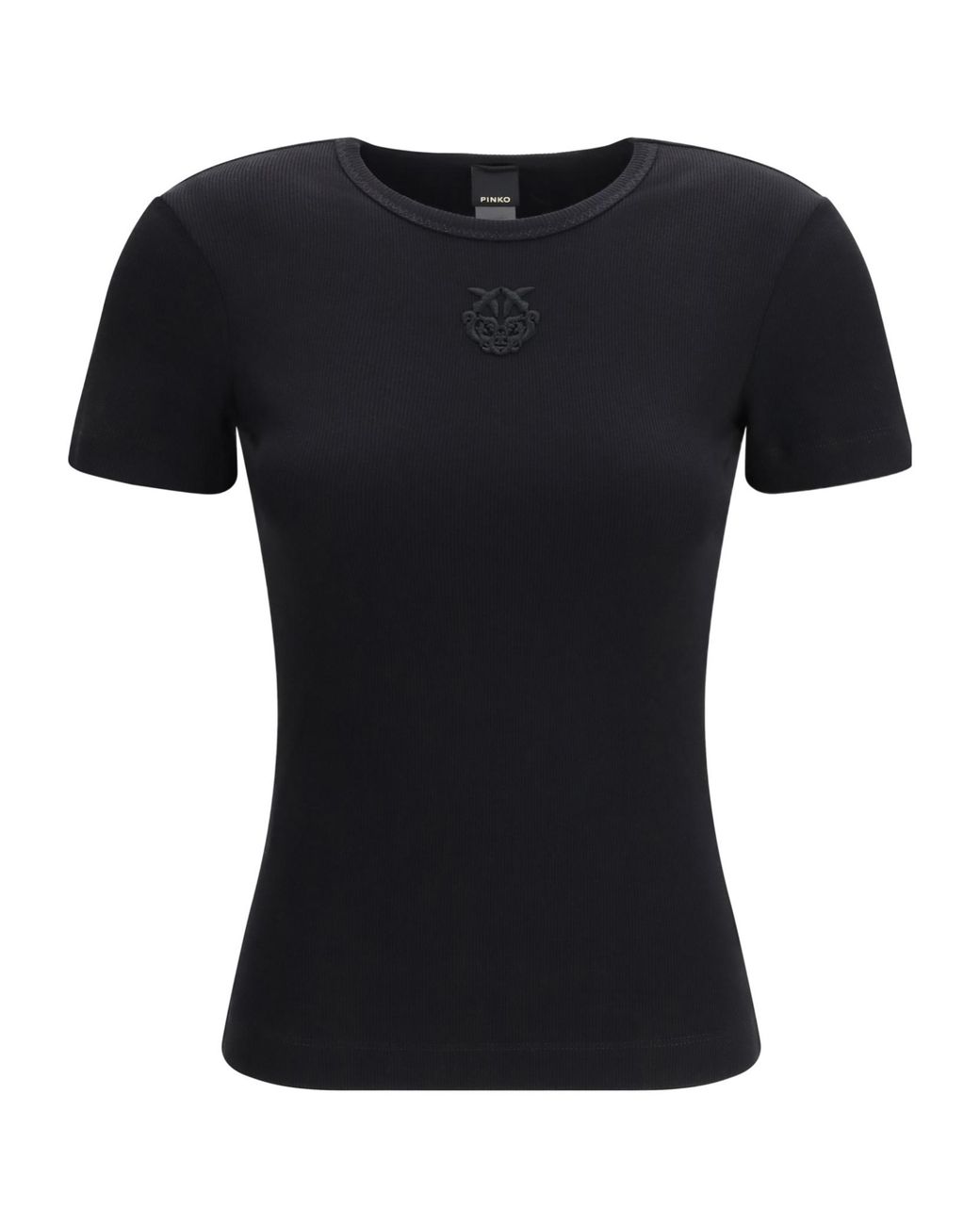Pinko Black Short Sleeve Crewneck T-Shirt