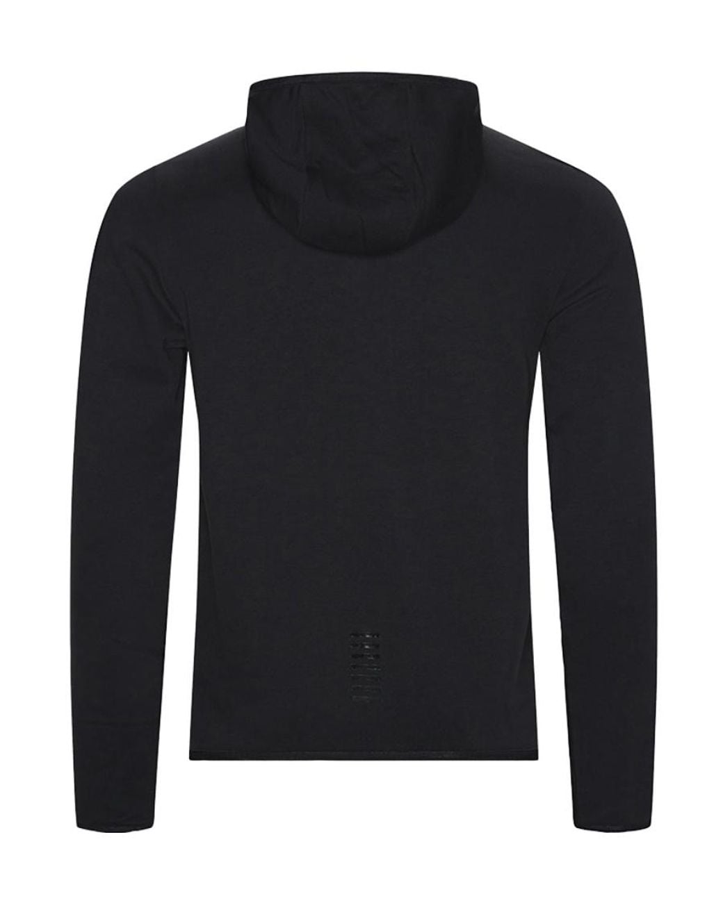 EA7 Blue Long-Sleeved Zipper Casual Jacket for men