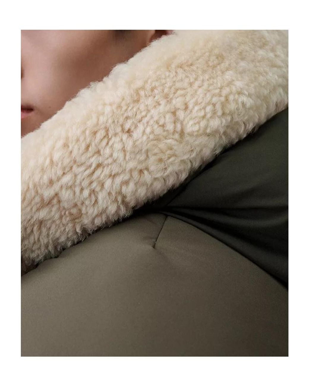 Dior Green Puffer Jacket With Cape for men