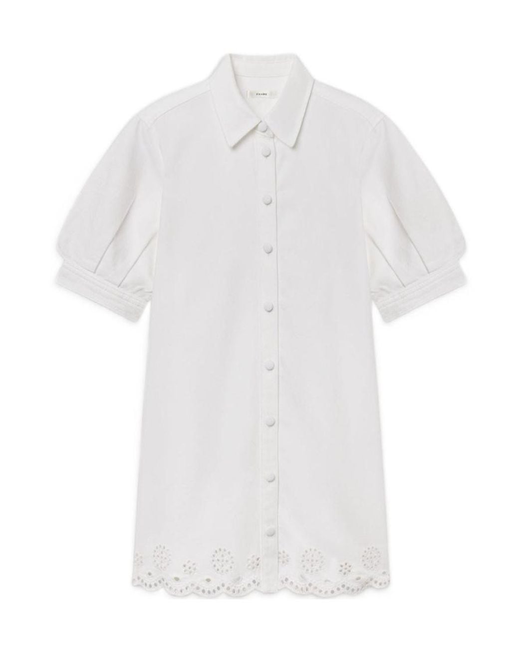 FRAME White Eyelet Play Dress