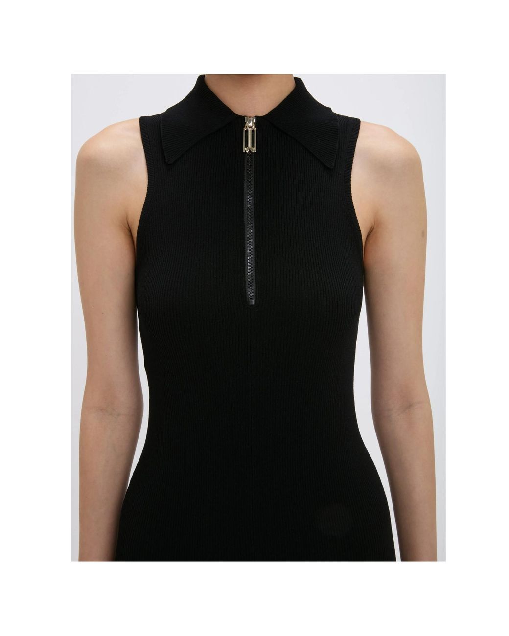 Victoria Beckham Black Sleeveless Dress