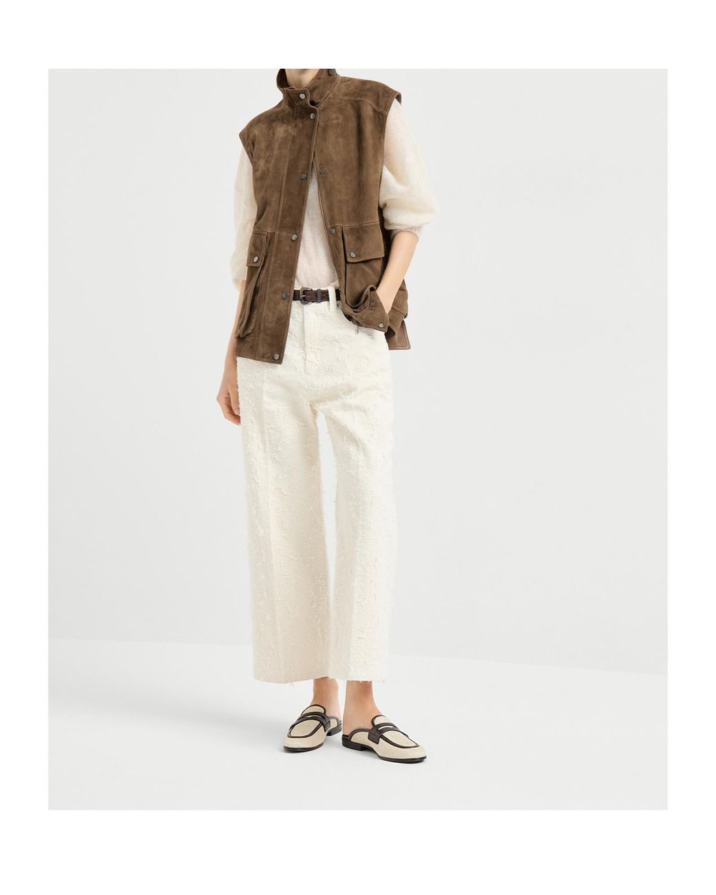 Brunello Cucinelli Brown Couture Vest