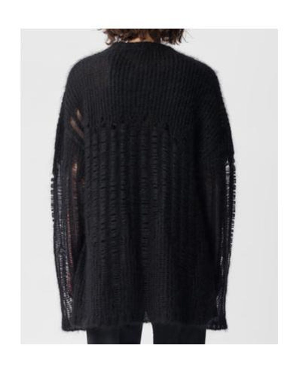 Ann Demeulemeester Black Rigmor Oversized Jumper