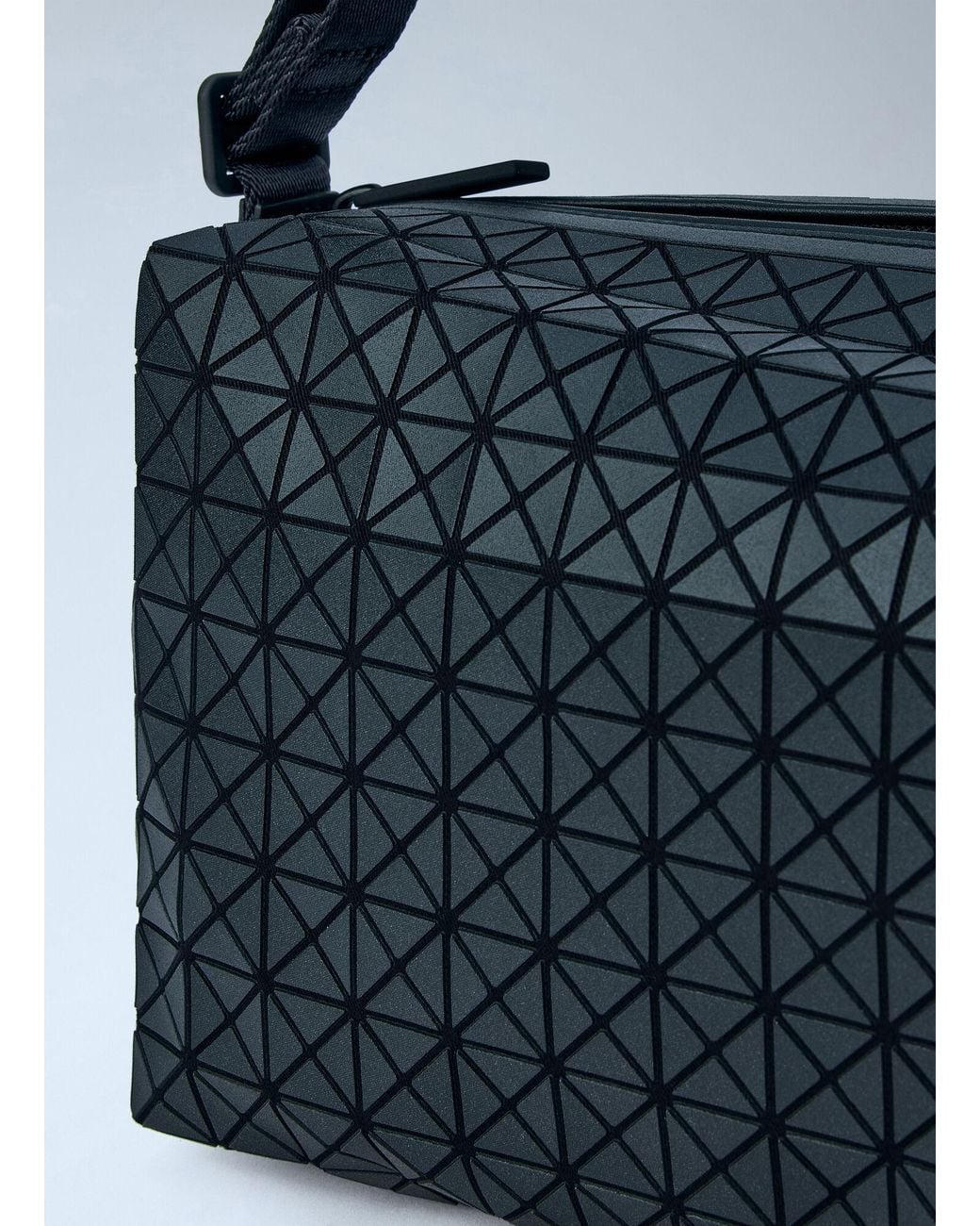 Issey Miyake Blue Zippered Shoulder Bag for men