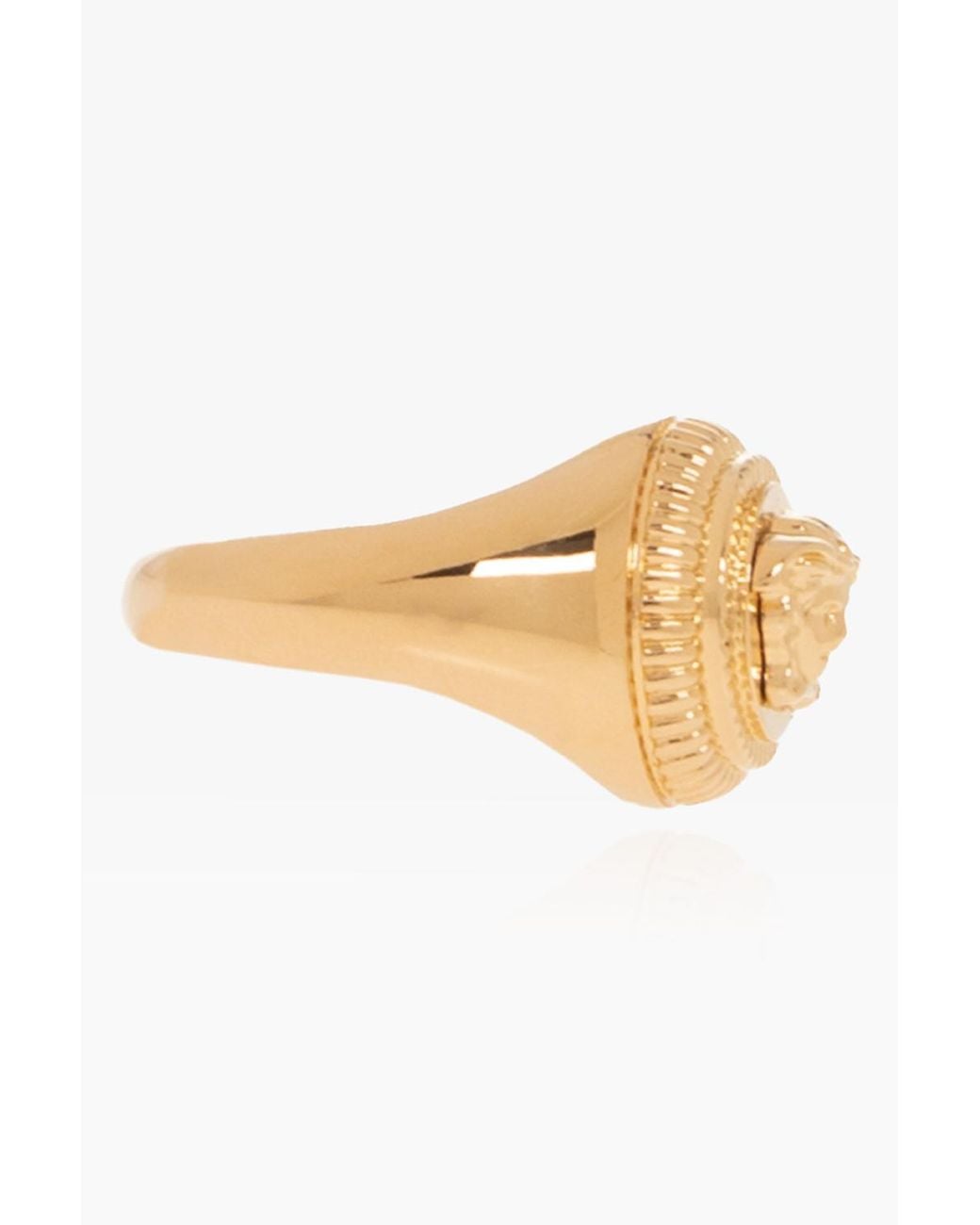 Versace Metallic Medusa Charm Ring