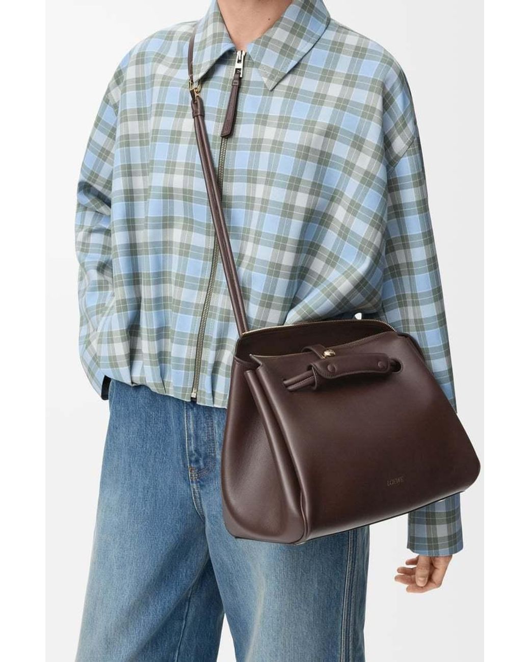 Loewe Brown Medium Madrid Shoulder Bag