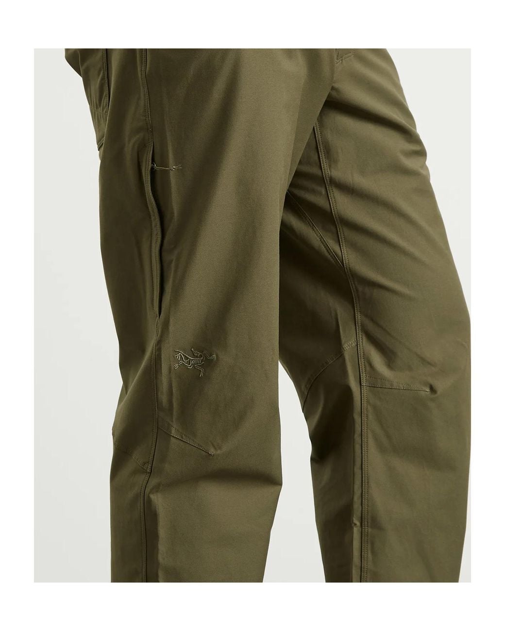 Arc'teryx Green Kragg Cotton Trousers for men
