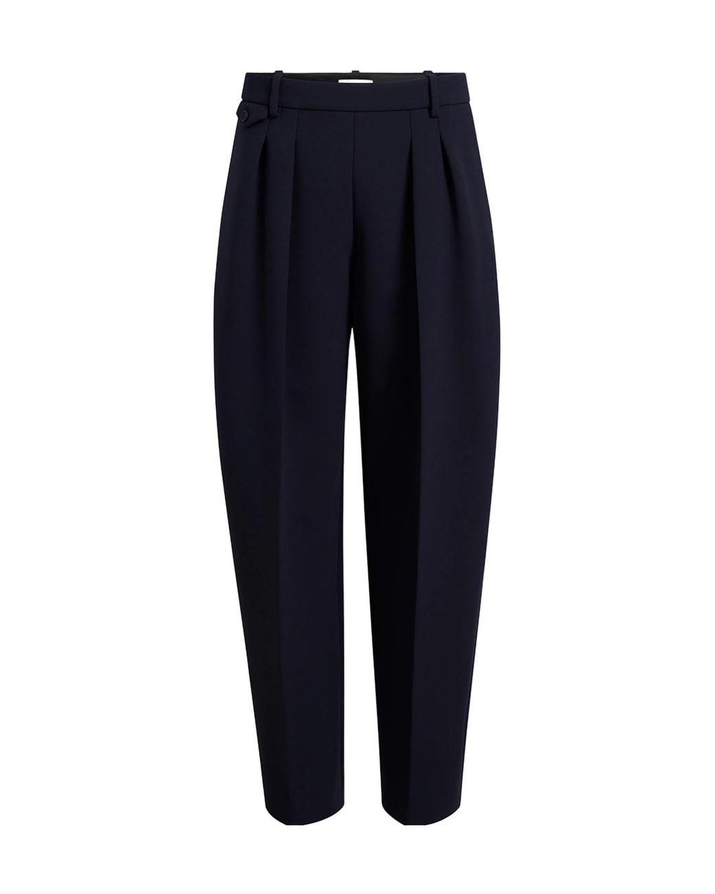 Khaite Blue Dugan Pleated Trousers