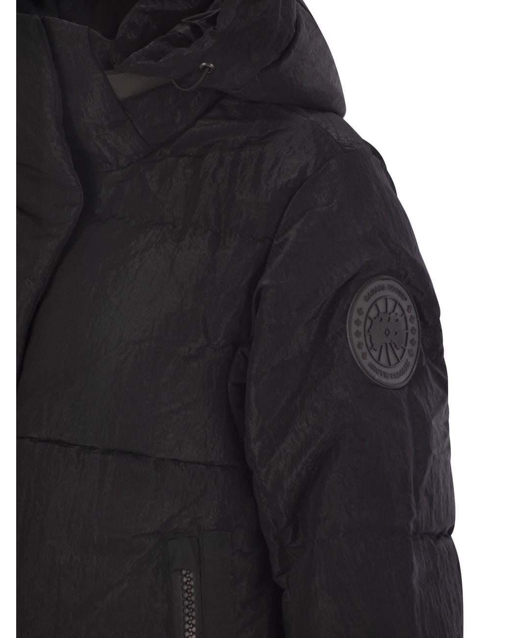 Canada Goose Black Byward Shiny Crinkle Parka