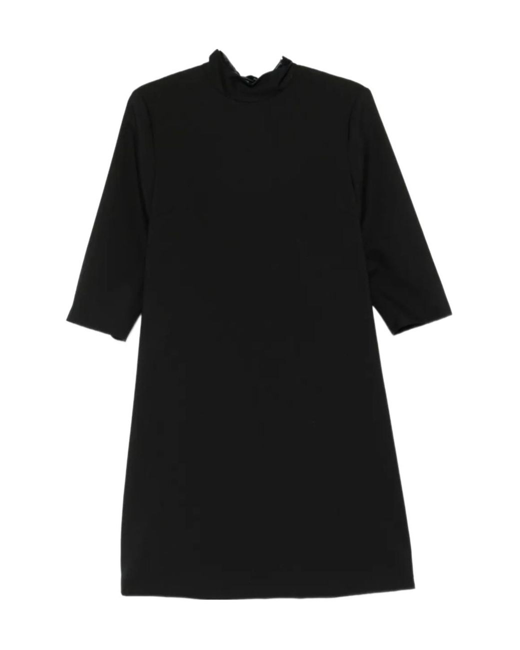 Marni Black Bow-Detail Midi Dress