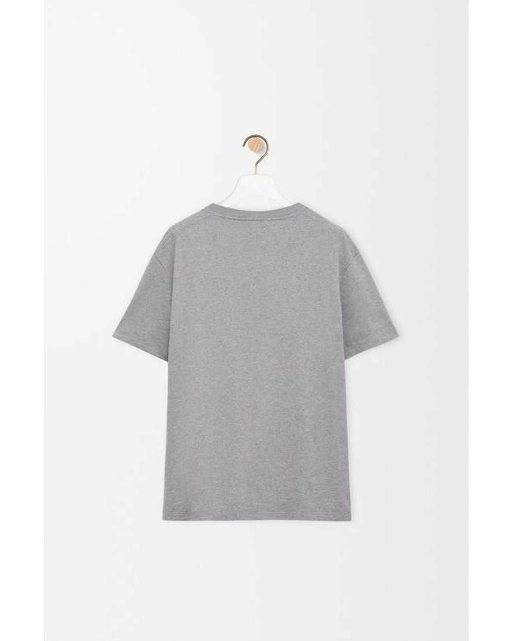 Loewe Gray Relaxed Fit T-Shirt for men