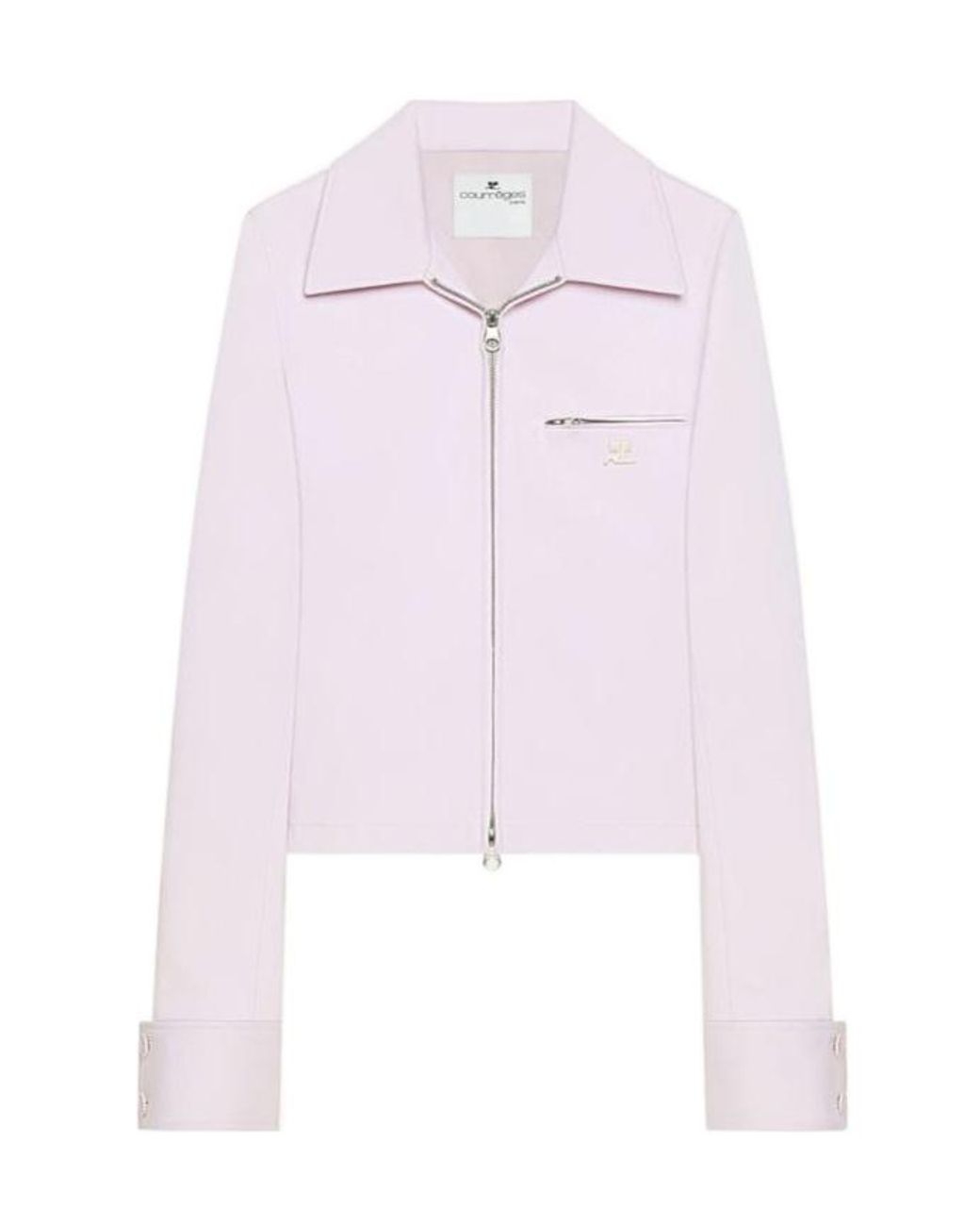Courreges Pink Zipped Jacket