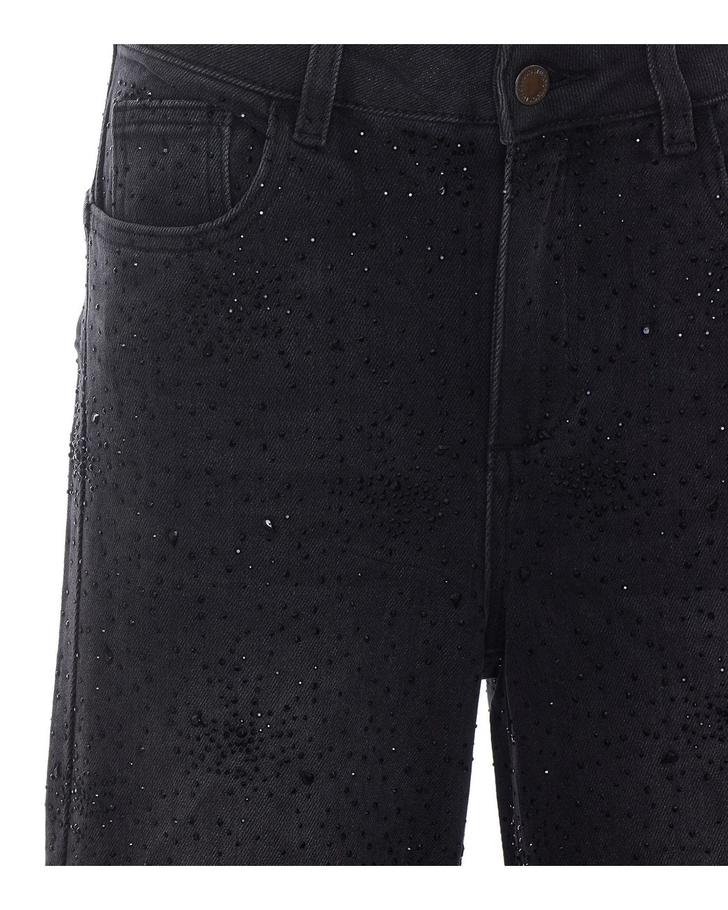 Liu Jo Blue Embellished Flared Jeans