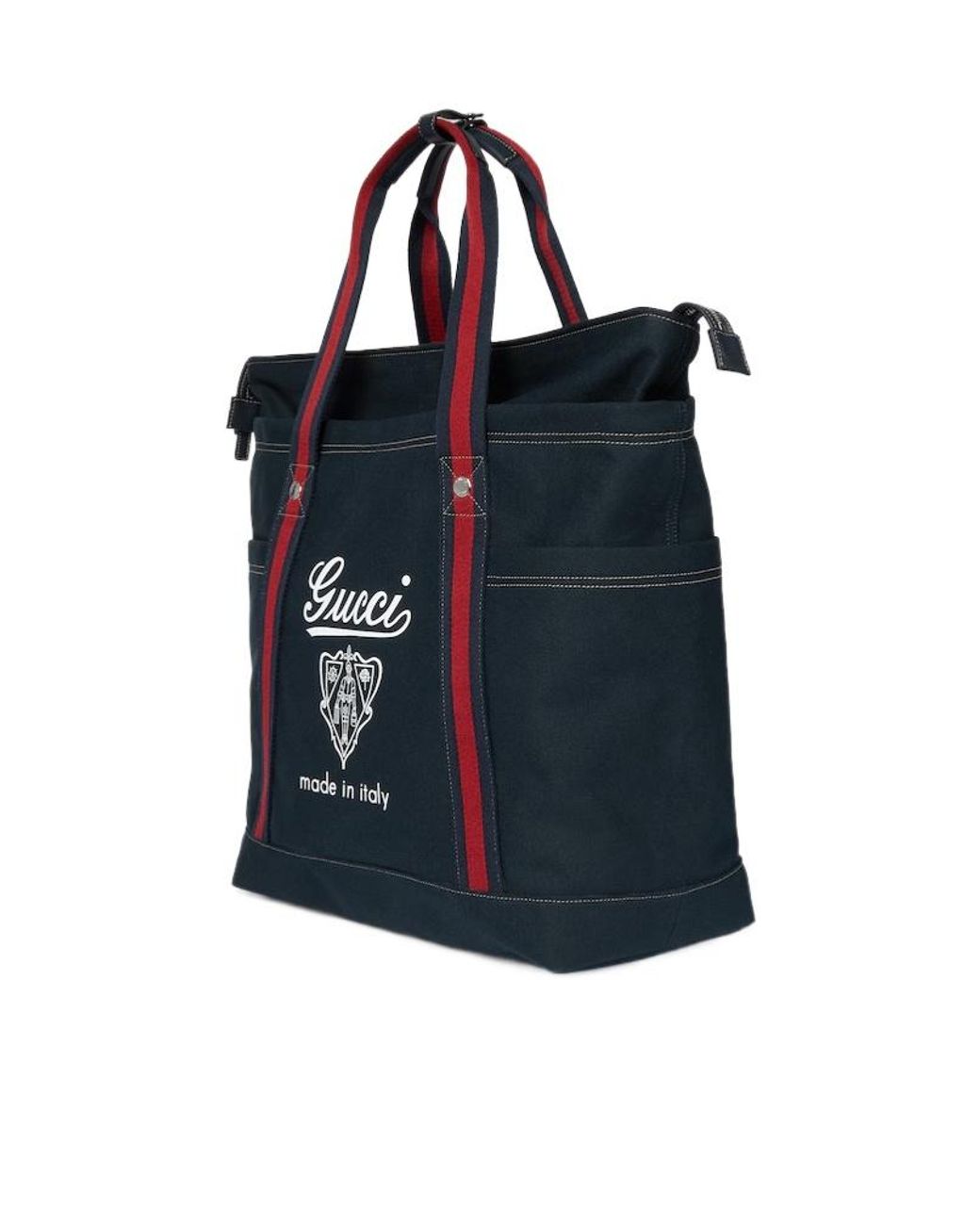 Gucci Black Large Printed Tote Bag for men