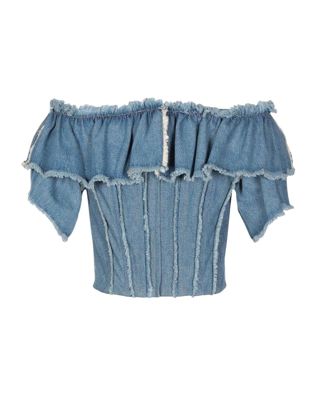 Dolce & Gabbana Blue Mid- Denim Top
