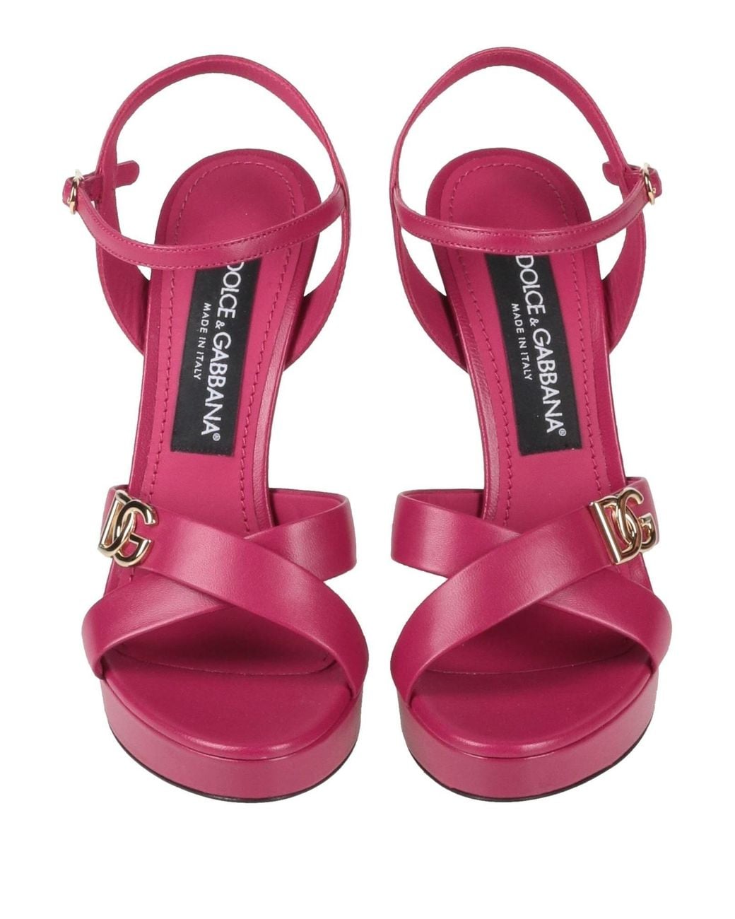Dolce & Gabbana Pink High-Heeled Sandals