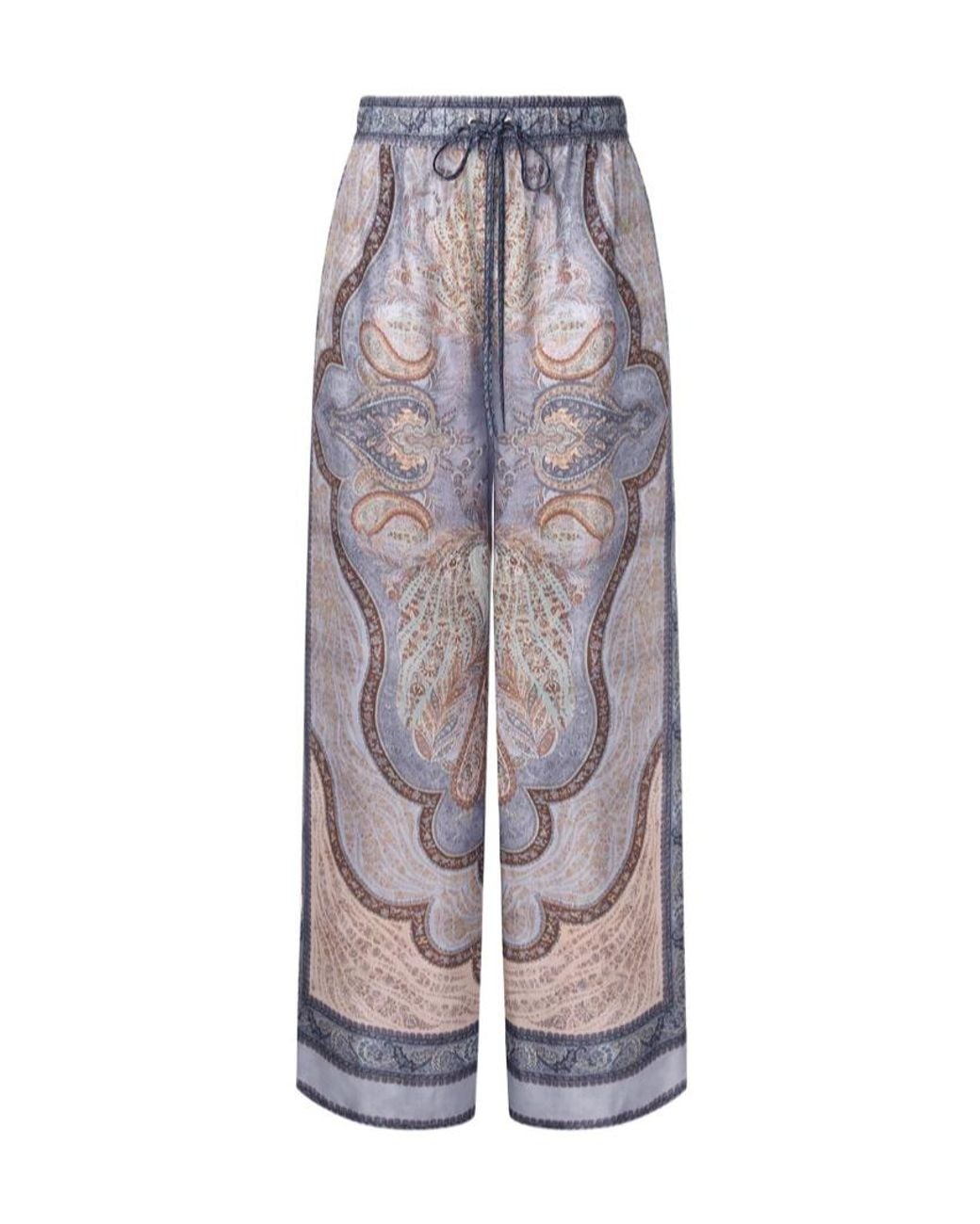 Zimmermann Purple Wide Trousers