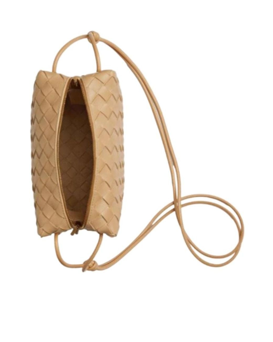 Bottega Veneta Natural Small Loop Camera Bag