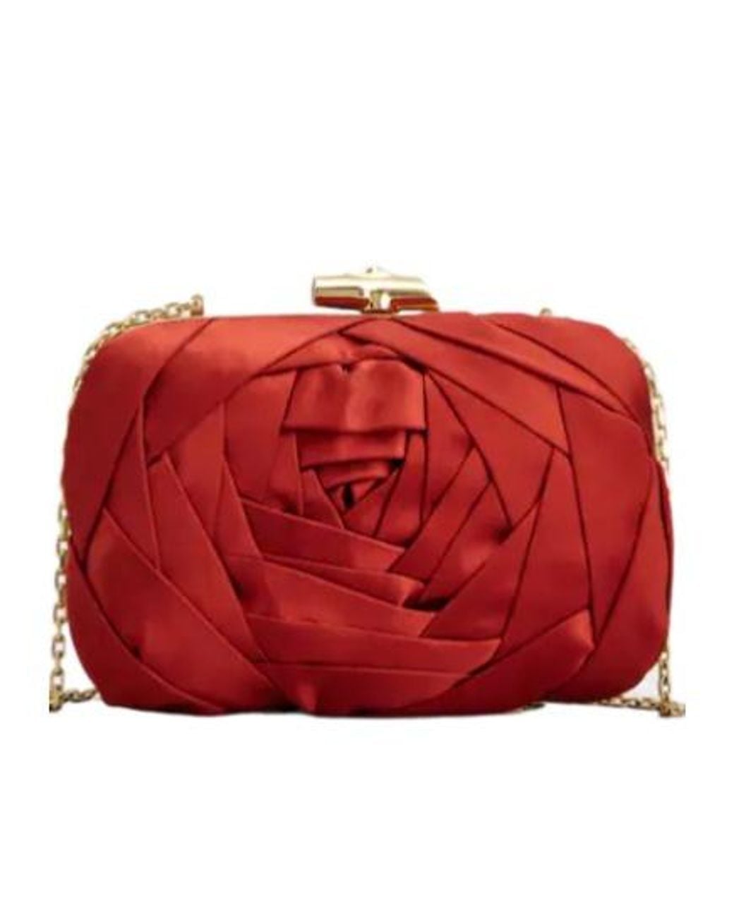 Roger Vivier Red Rose Vivier Clutch