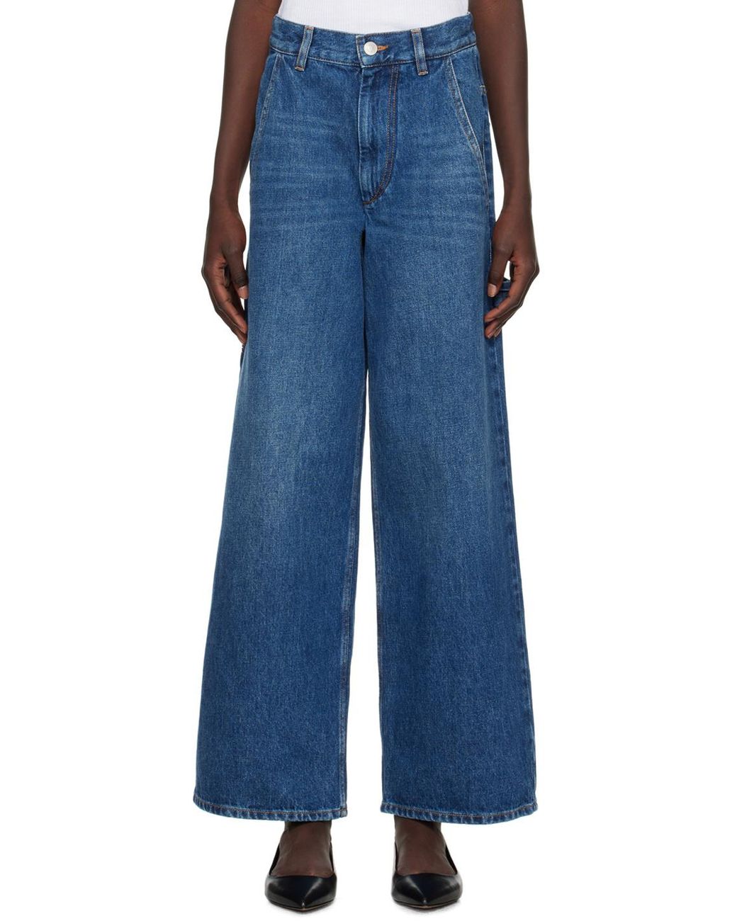 Isabel Marant Blue Isabel Marant Étoile Solene Mid-Rise Jeans