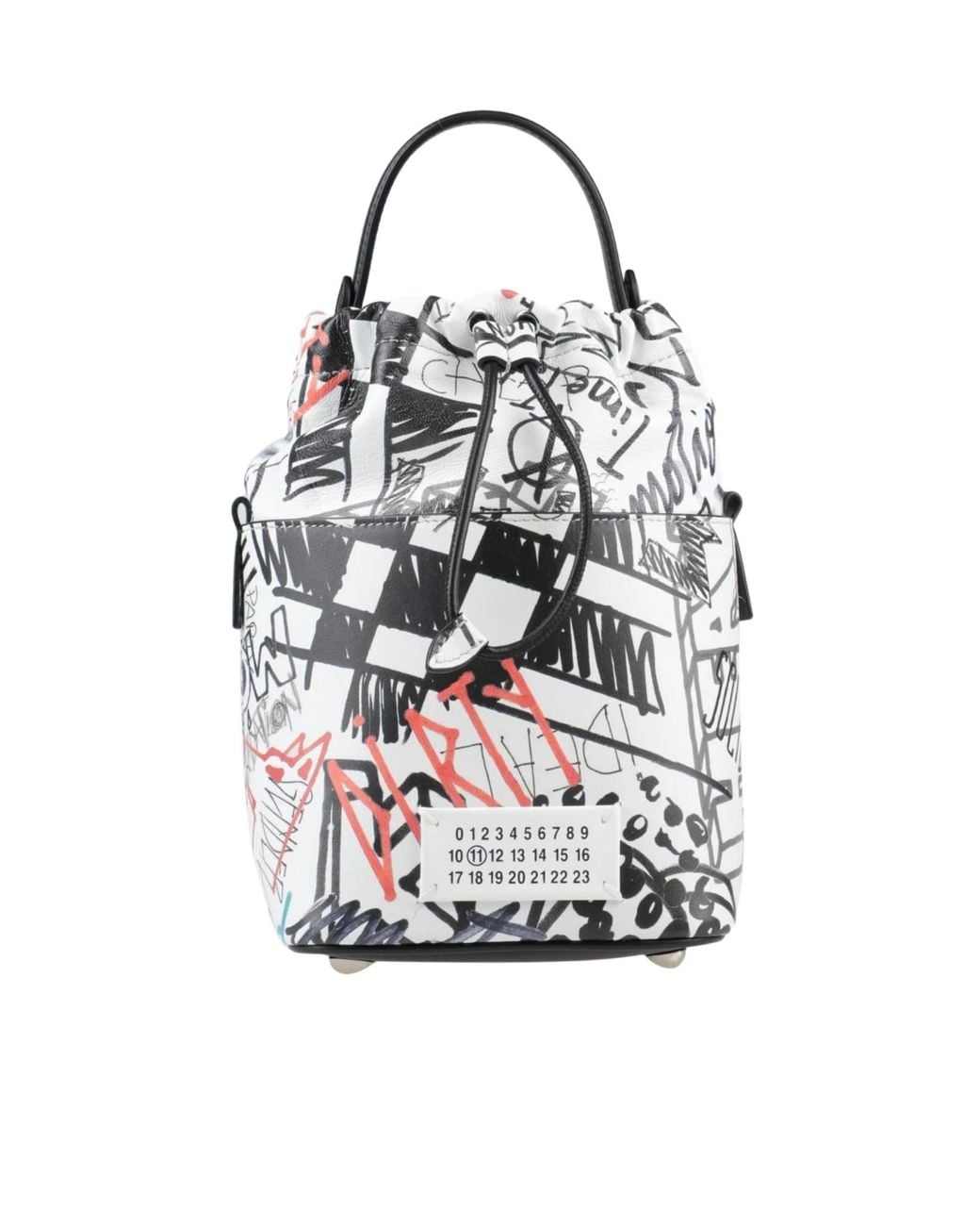 Maison Margiela White Top Handle Handbags