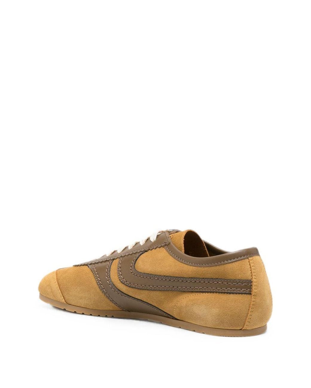 Dries Van Noten Brown Suede Sneakers for men