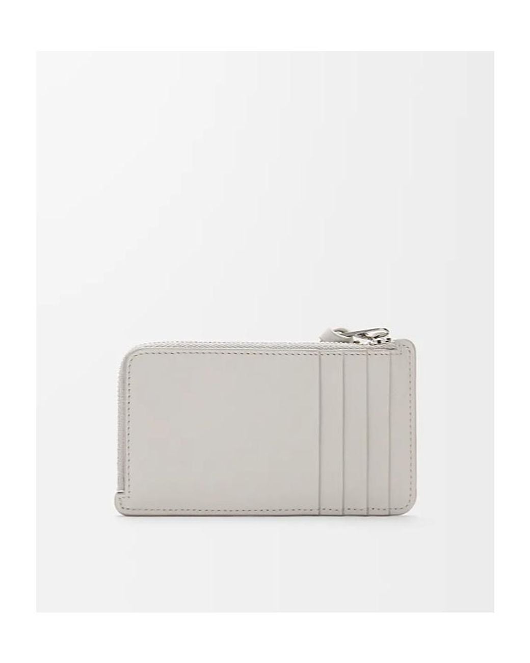 Loewe White Logo Stamp Coin Purse