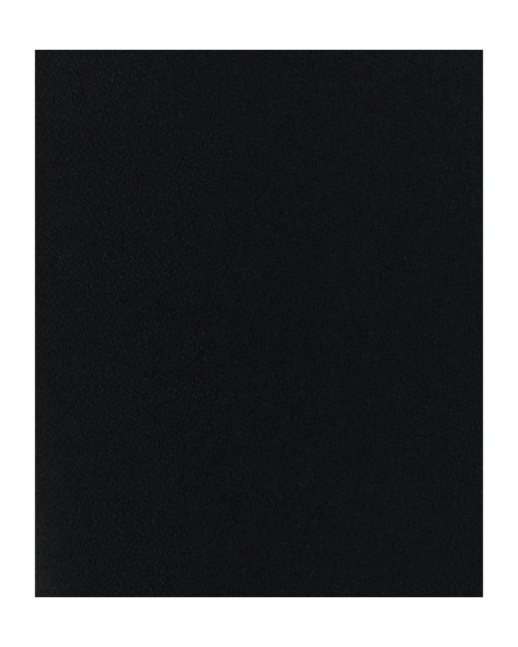 Jil Sander Black Sablé Skirt