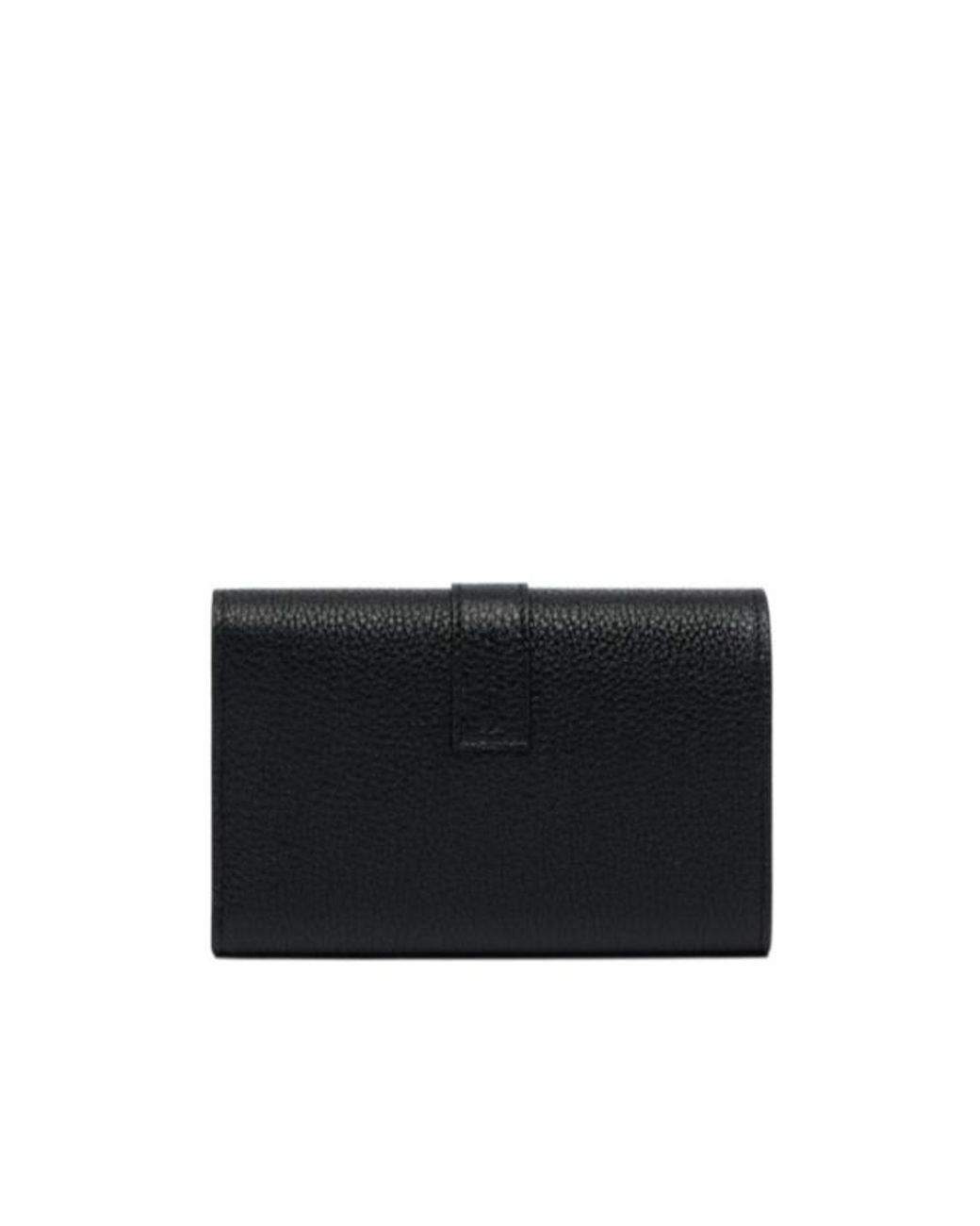 Tom Ford Black Logo Strap Wallet
