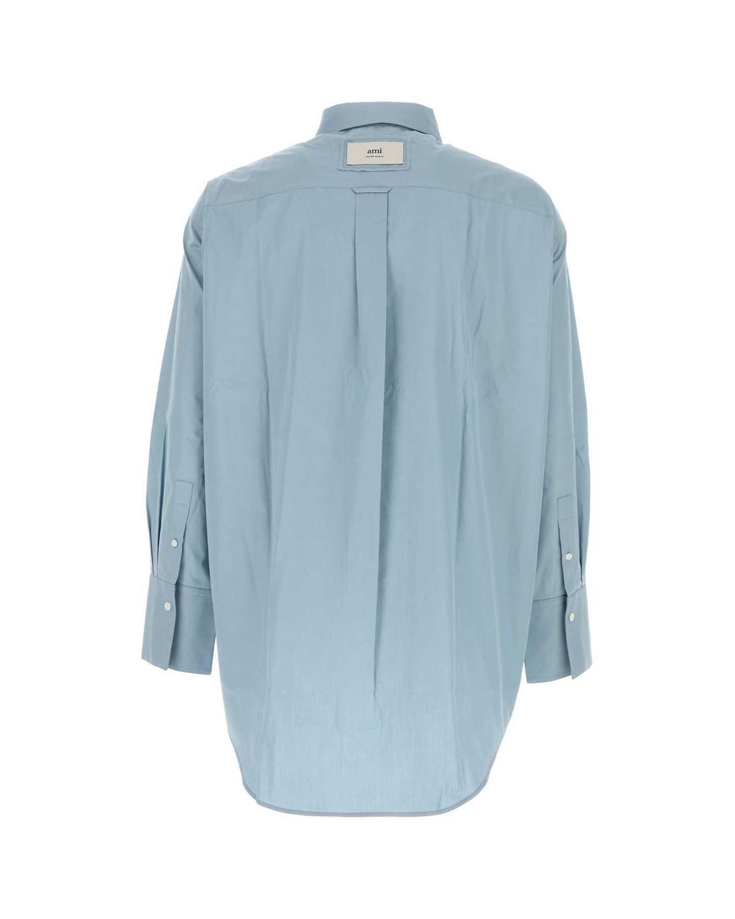 AMI Blue Relaxed Shirt for men