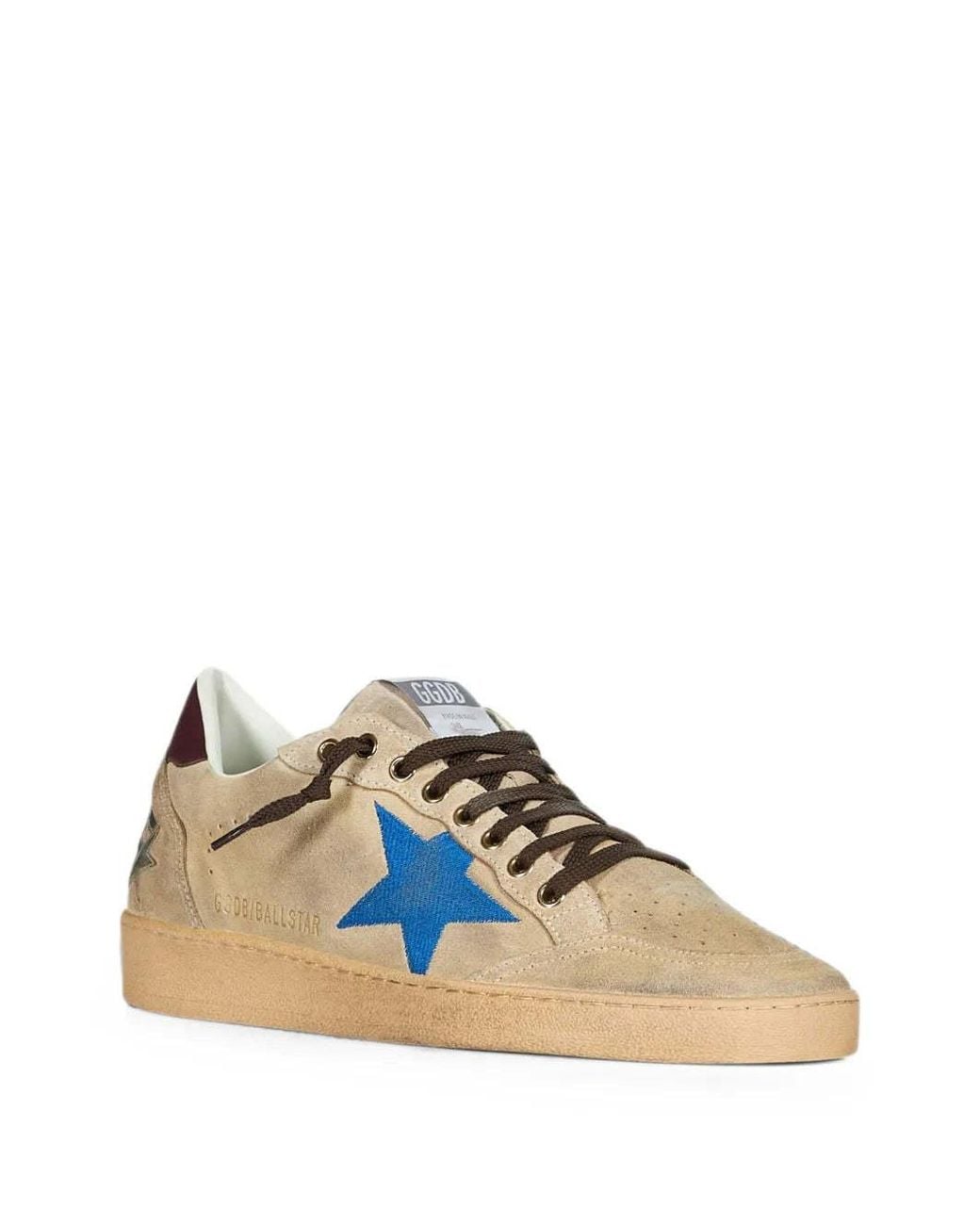 Golden Goose Deluxe Brand Blue Ballstar Low-Top Sneakers for men