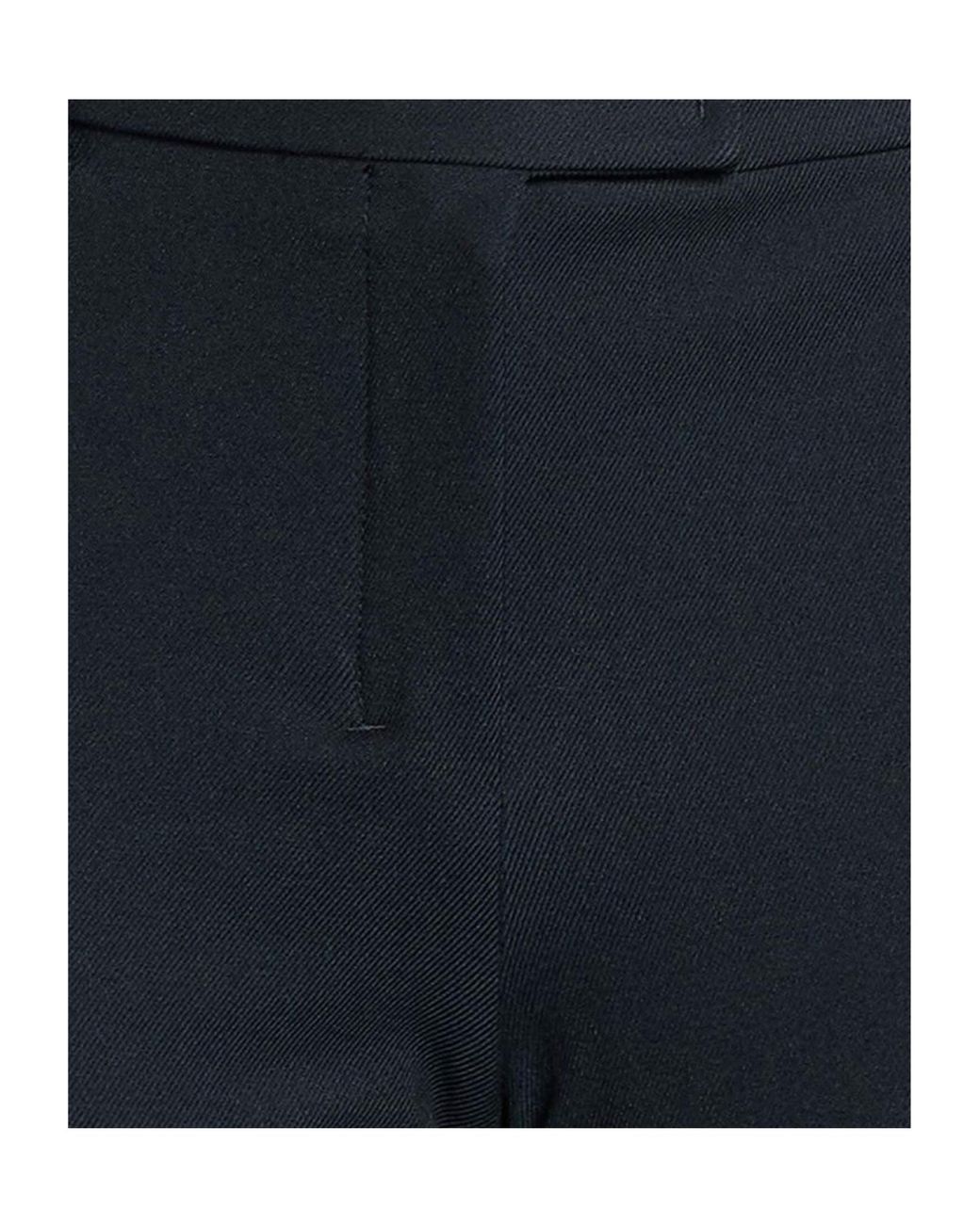 Max Mara Blue High-Waisted Straight-Leg Trousers