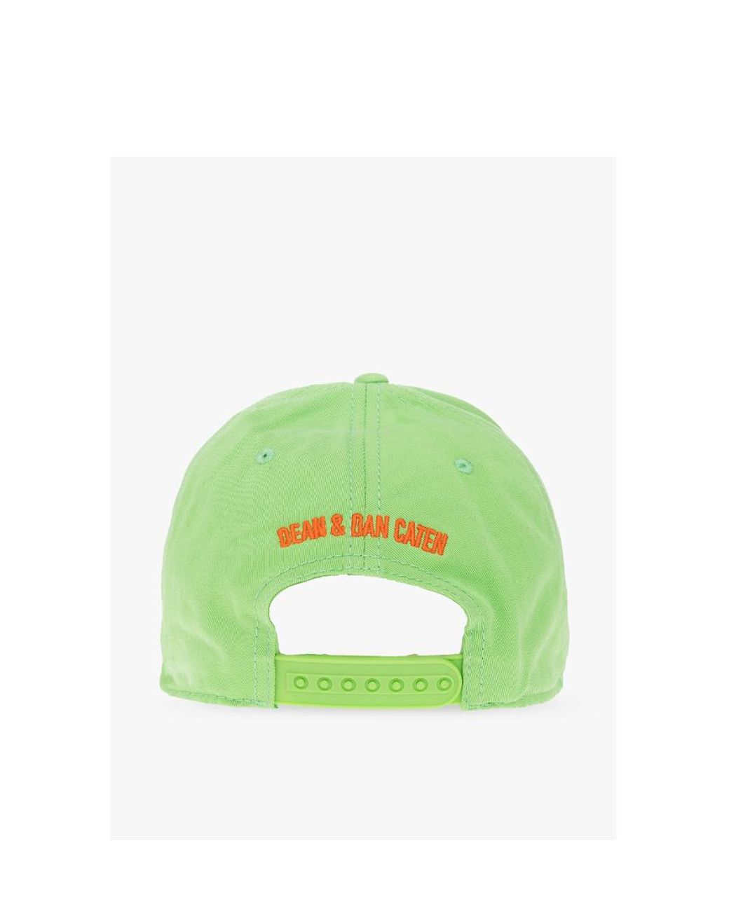 DSquared² Green Logo-Embroidered Curved Peak Baseball Cap