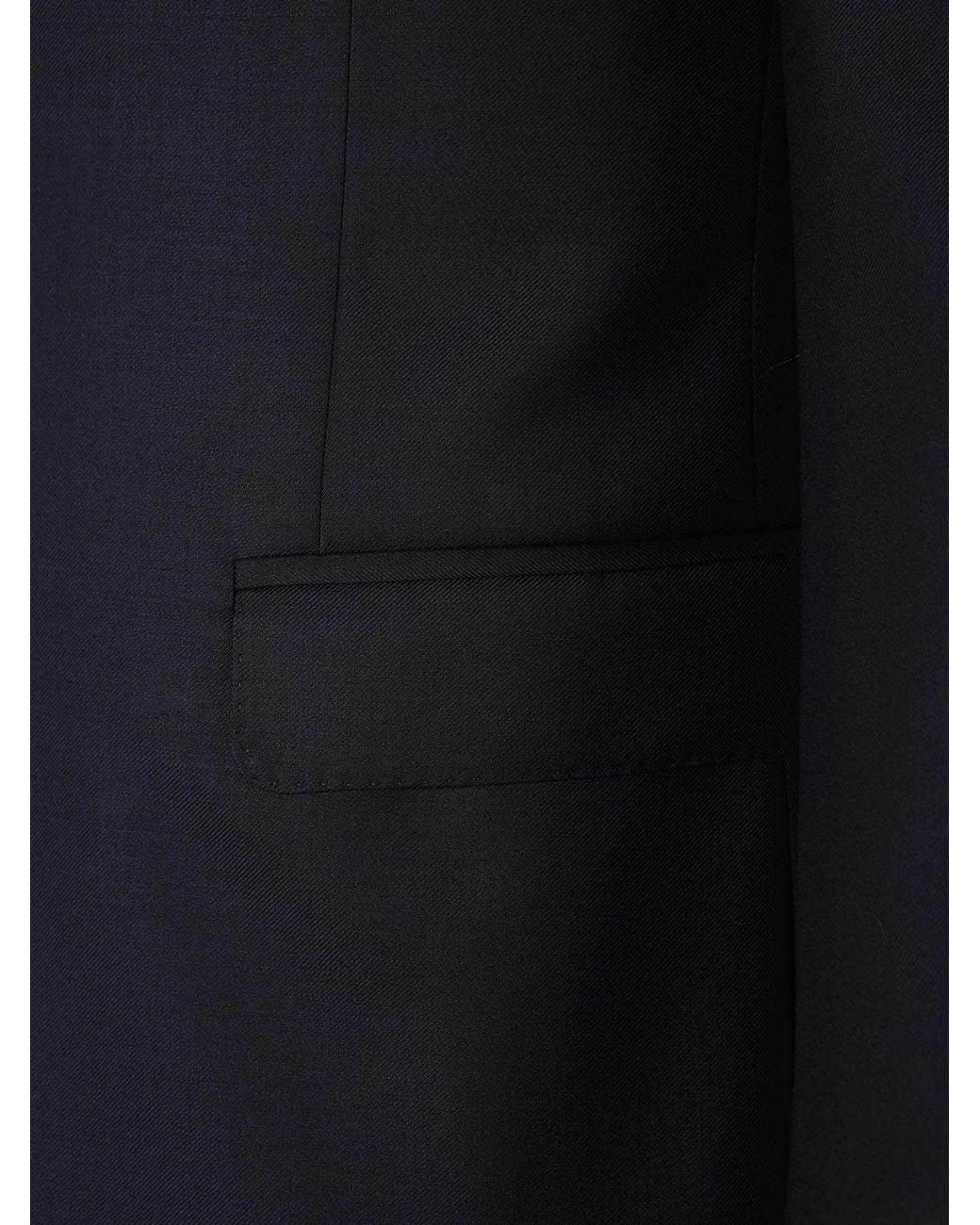 Canali Black Two Piece Tailored Suit for men
