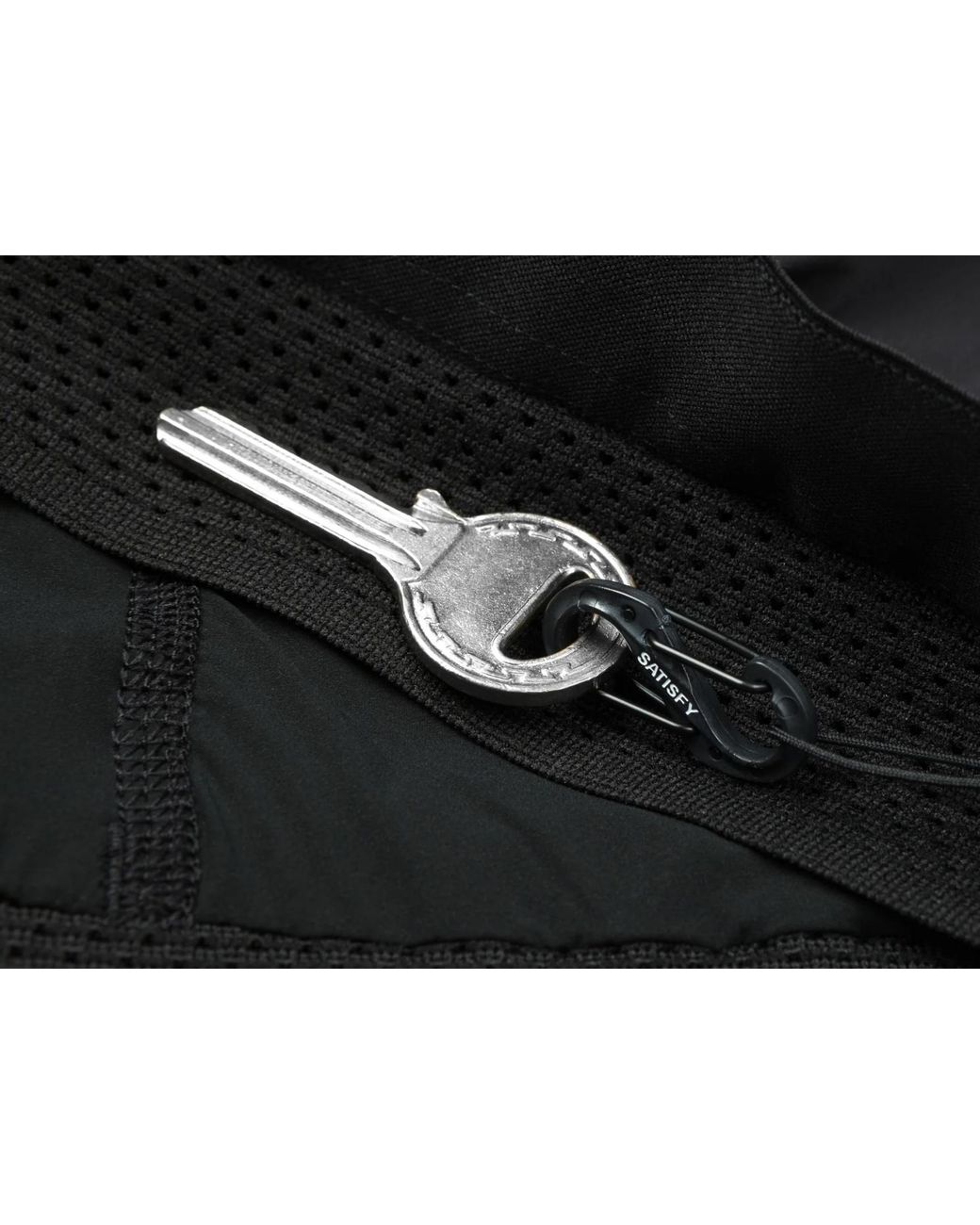 Satisfy Black Drawstring Waist Shorts for men