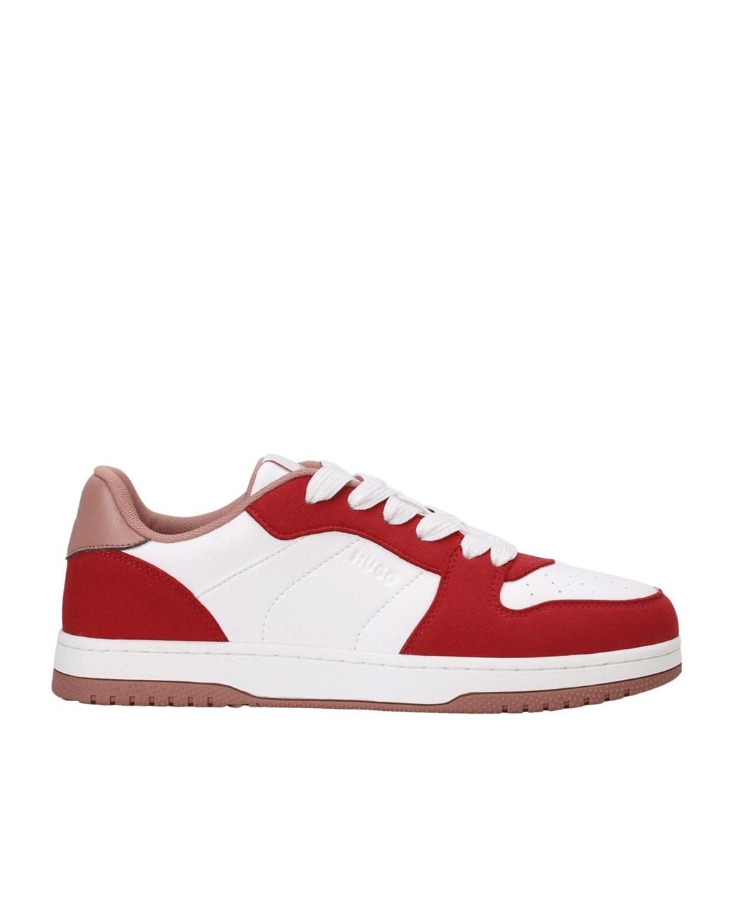 Boss Red Lace-Up Casual Sneakers
