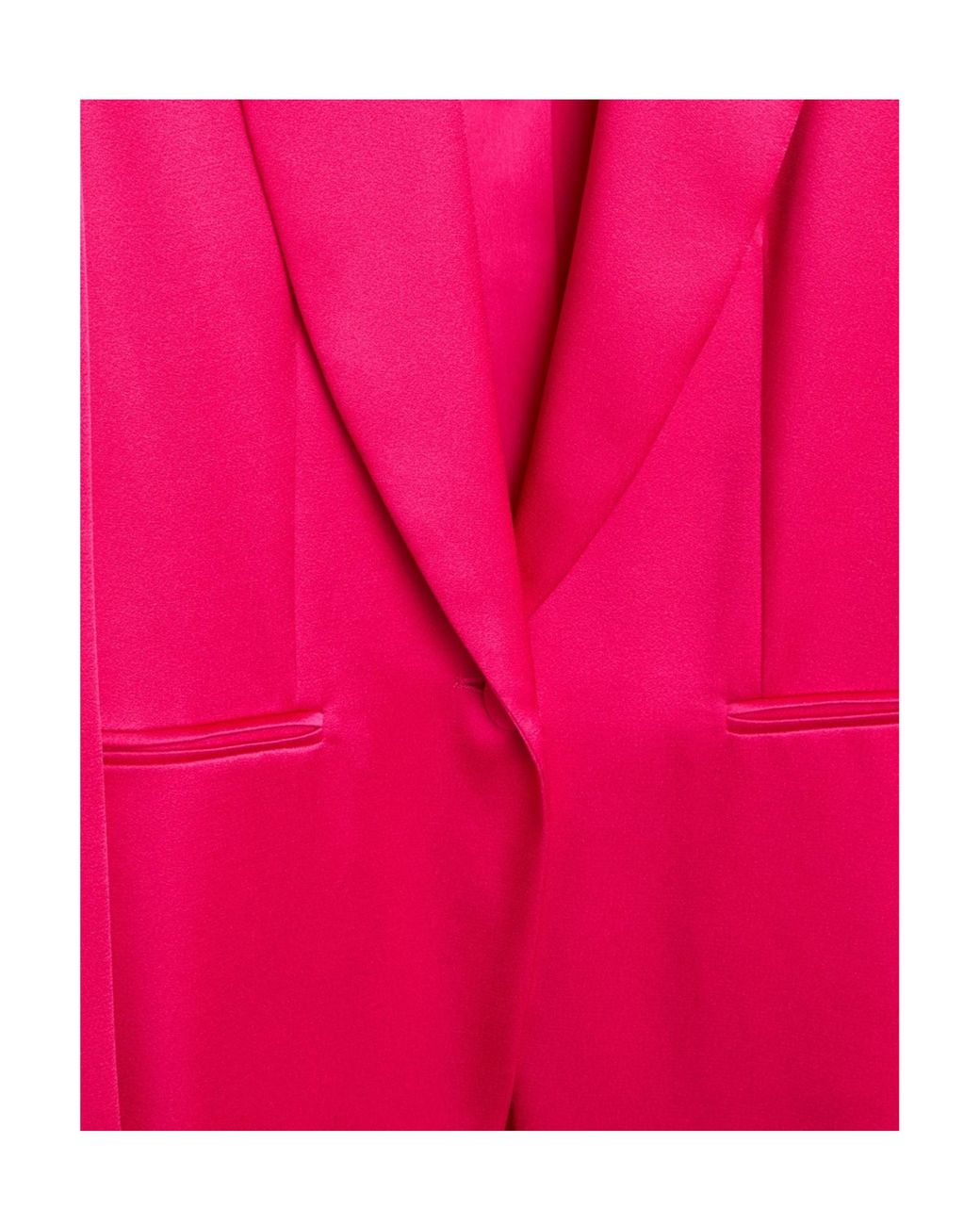 Max Mara Pink Satin Blazer
